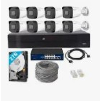 8+ camera or expanded IP kit (PoE/NVR)