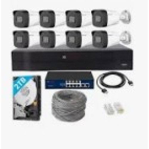 8+ camera or expanded IP kit (PoE/NVR)